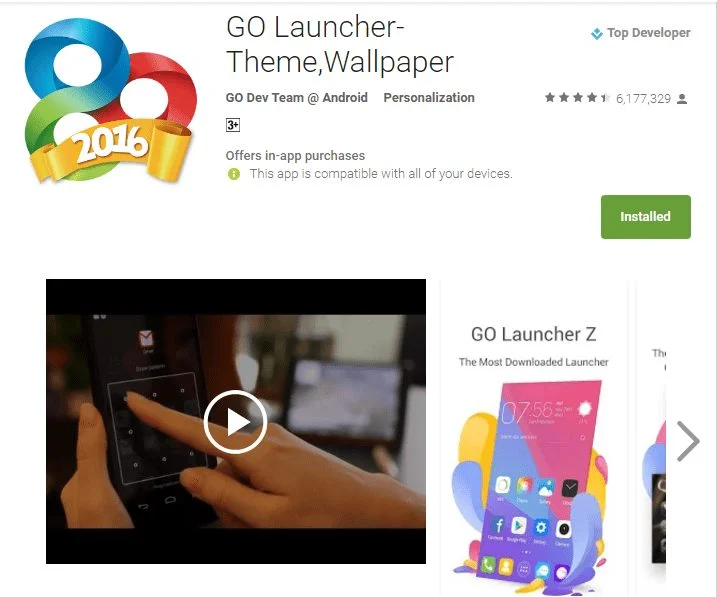 GO Launcher Android Fonts