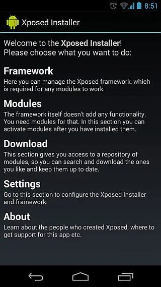 Xposed Framework installer