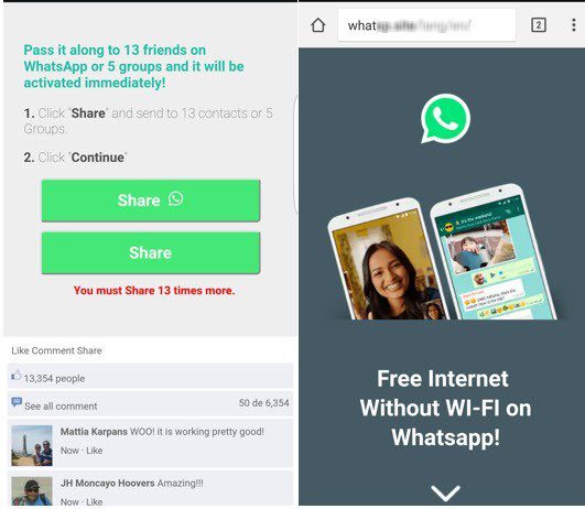 2 whatsapp scam spreading 1 Common WhatsApp Scams BUSTED!