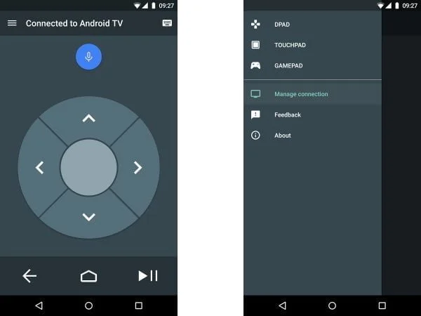 Remote control Android App