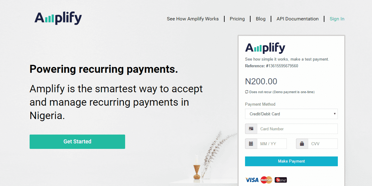 Amplify, a fintech startup in Nigeria