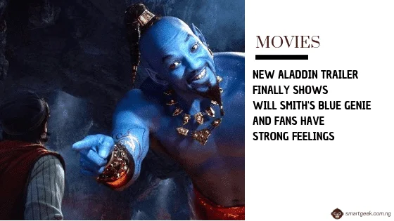 'Aladdin' Teaser Finally Reveals Will Smith's Blue Genie