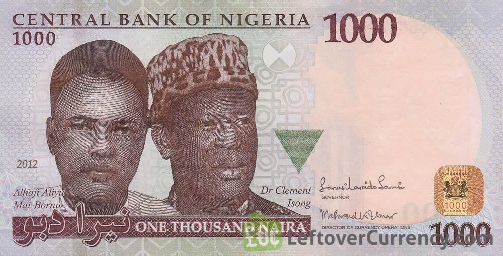 1000 nigerian naira banknote mai bornu and isong obverse 1 From cowries to naira: the evolution of the Nigerian currency (1700 till date)