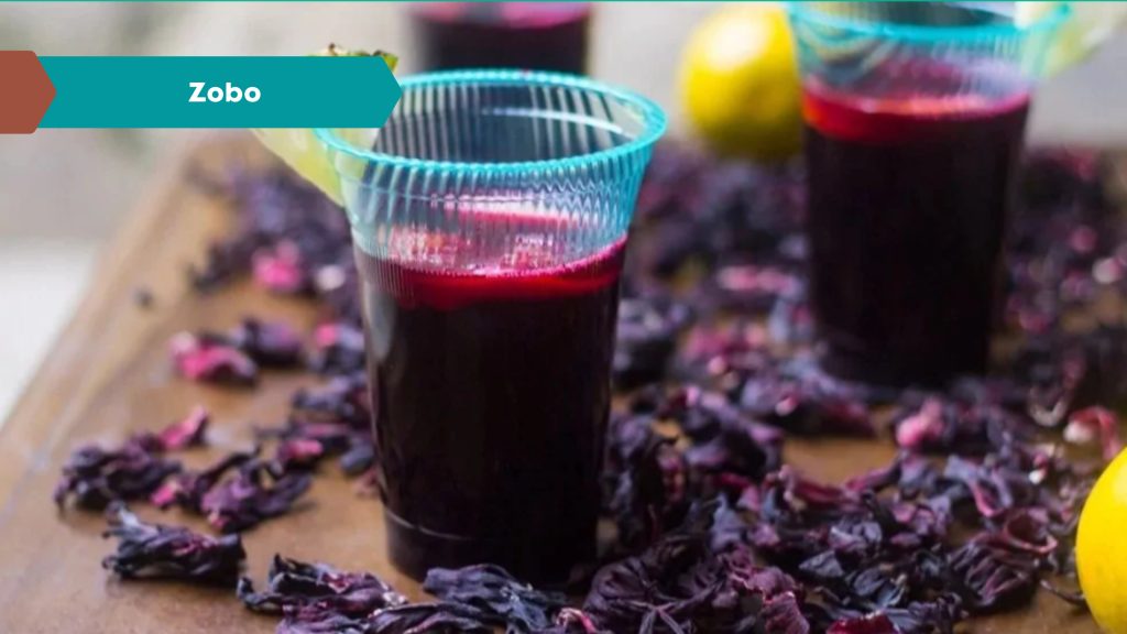 Zobo is often sold by street vendors and is a refreshing and thirst-quenching drink that is enjoyed throughout the country.