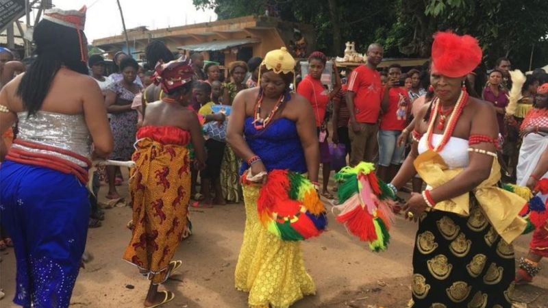 Top 8 Traditional Festivals in Igbo Land
: Colorful dancers and vibrant celebrations at the Egwu Imo Awka festival in Nigeria