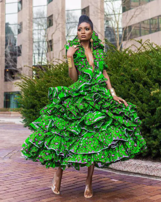 image 5 15 Ankara Gown Styles for All Kinds of Asoebi Occasion