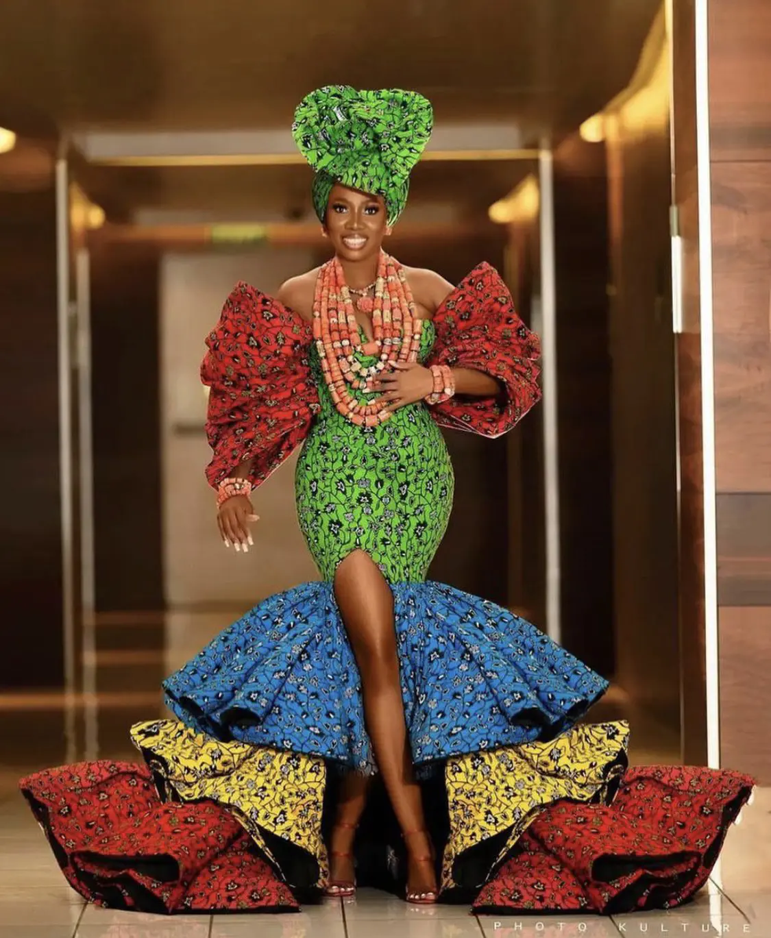 image 6 15 Ankara Gown Styles for All Kinds of Asoebi Occasion