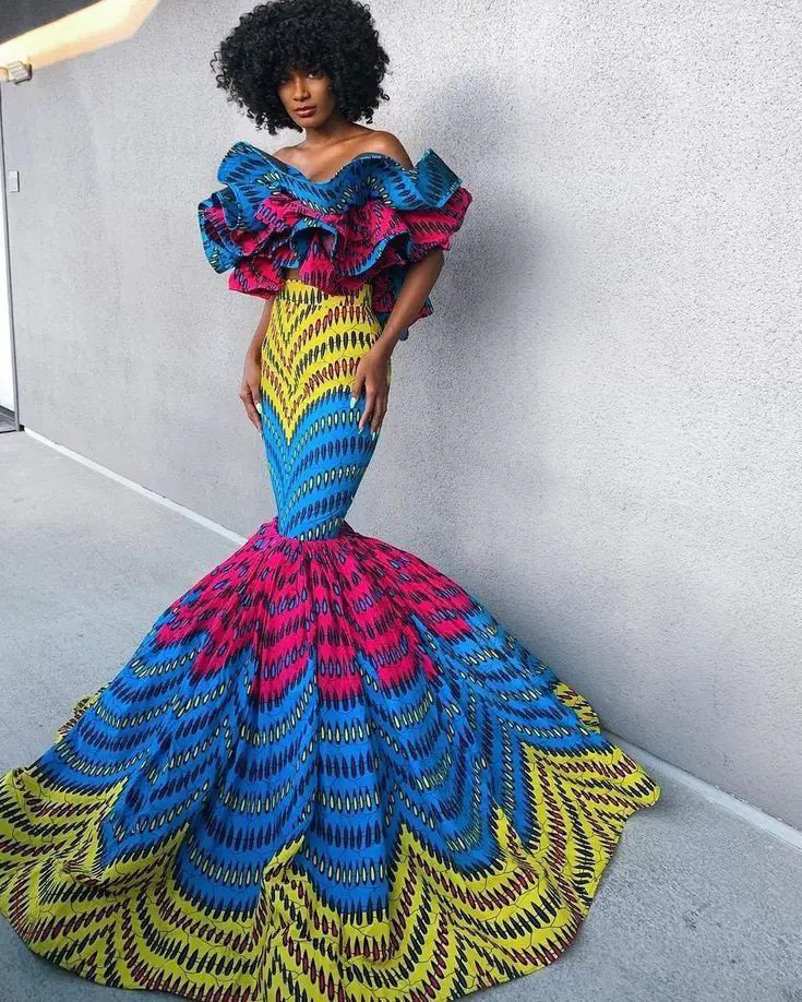 image 8 15 Ankara Gown Styles for All Kinds of Asoebi Occasion