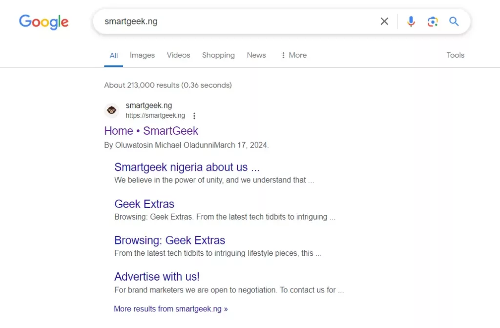 Google 1 Top 10 Most Visited Websites In Nigeria 2024